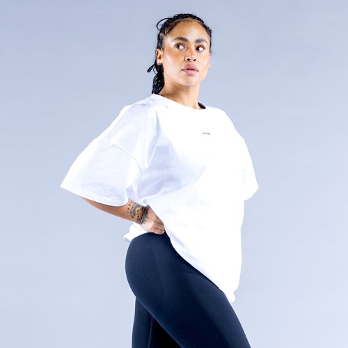 DFYNE Luxe Revive Oversized T Weiß | 1635-PHCKO