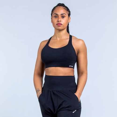 DFYNE Origin Medium-Support Sports Bra Schwarz | 8324-AEQOX