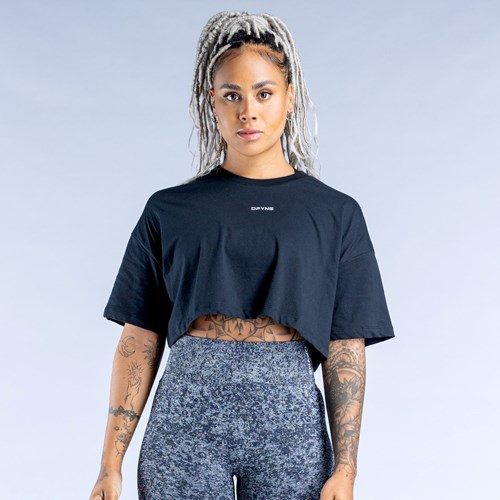 DFYNE Revive Crop Top Schwarz | 1759-EBJZY
