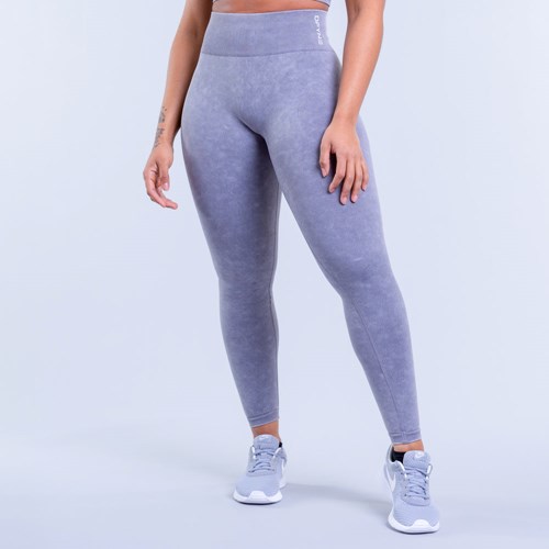 DFYNE Valkyrie Acid Wash Leggings Grau | 6748-AXIBV