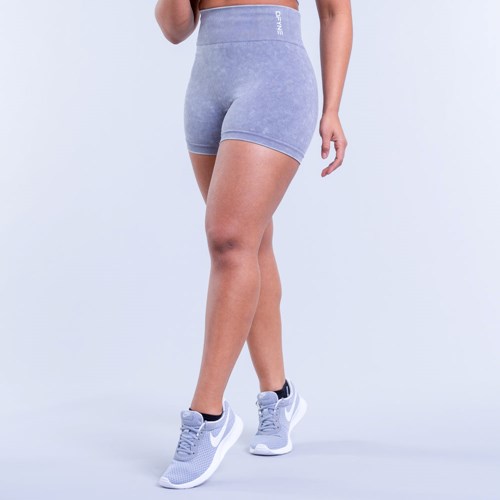 DFYNE Valkyrie Acid Wash Shorts Grau | 6937-EFCRS