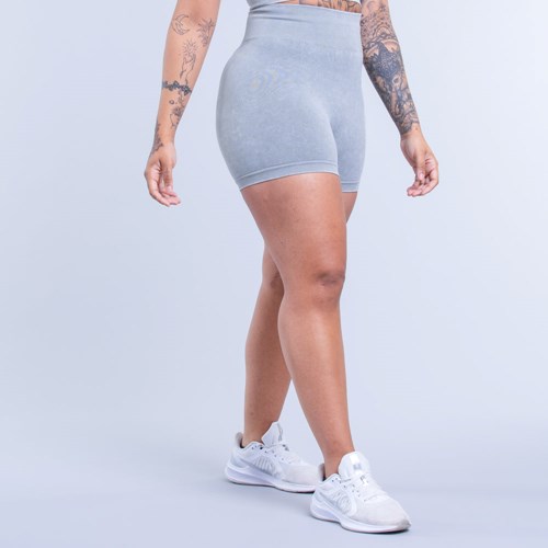 DFYNE Valkyrie Acid Wash Shorts Grün | 0956-IABNT