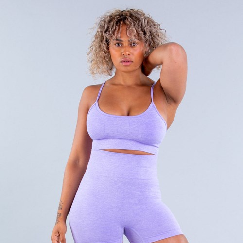 DFYNE Valkyrie Standard-Support Sports Bra Lila | 1207-VBHWU