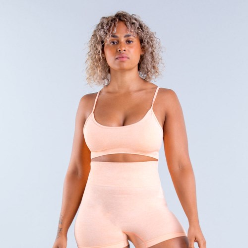 DFYNE Valkyrie Standard-Support Sports Bra Koralle | 5693-DUZYV